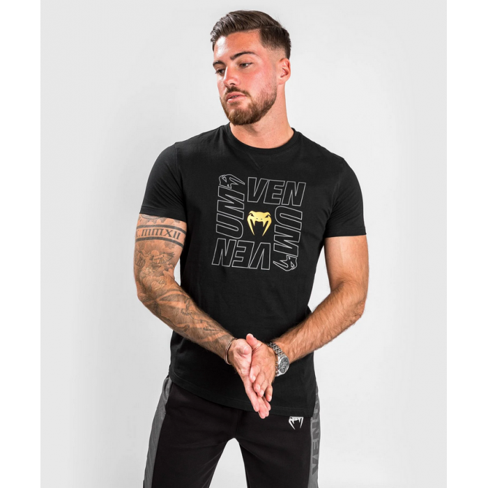 Тениска - Venum ARENA T-SHIRT - Black/Gold​